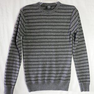 Street Rules Clothing Co Boys Size 18 Sweater Gray w Stripes Pull Over